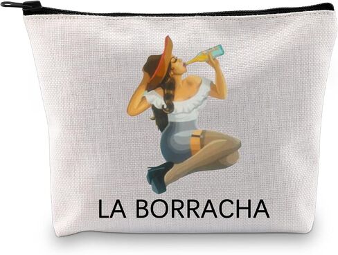 JXGZSO Funny LA Borracha Gift Mexican Lottery Bag Mexican Beer Lottery Themed Gifts in Saudi Arabia