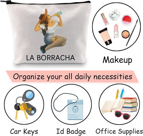 JXGZSO Funny LA Borracha Gift Mexican Lottery Bag Mexican Beer Lottery Themed Gifts in Saudi Arabia