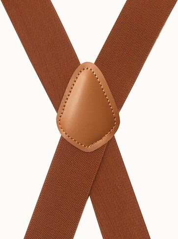 Cedrainy Suspenders For Men 1.4 Inch X Back Wide Suspender Heavy Duty Swivel Belt Loops With 4 Snap Hooks in Saudi Arabia