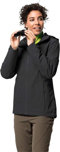 جاكيت حريمي من Jack Wolfskin مطبوع عليه Norrland 3 في 1 W عازل للماء in Kuwait