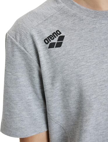 ARENA Team Unisex Panel Cotton T-Shirt Short Sleeve Crew Neck Regular Fit Workout Top Men's and Women's Active Tee in Saudi Arabia