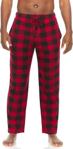 Swiss Alps Mens 2-Pack Pajama Bottoms Gift Set - Fleece Pant and Jersey Pant in Kuwait
