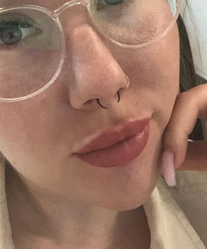QWALIT Septum Rings Septum Jewelry Surgical Steel Septum Rings 16g Septum Ring Septum Pincher Septum Nose Rings Septum Piercing in Kuwait
