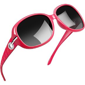 Joopin Jackie Sunglasses, Oversized Shades for Women Trendy Big Rectangle Sun Glasses Polarized UV Protection Sunnies in Kuwait