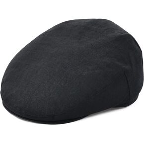 قبعة JANGOUL الرجالية من الكتان صيفية قبعة موزع الصحف قابلة للتعديل من Gatsby Golf Flat Ivy Hat in Kuwait