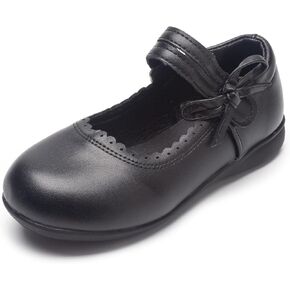 حذاء مسطح من Mesiiloly بفيونكة جانبية لطيفة للفتيات الصغيرات أحذية باليه مريحة وأنيقة للحفلات المدرسية وفتيات الزهور in Kuwait