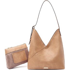 CLUCI Hobo Bags for Women Vegan Leather Purses Designer Handbags Tote Fashion Large Ladies Shoulder Bag Vintage Brown in Kuwait