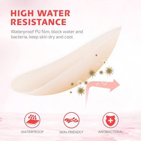 VALICLUD 2pcs Women Bikini Pads Concealer Seamless Waterproof Silicone Pad Guard Breast Pasties for Women Leggings Swimwear Activewear (As Shown) in Kuwait