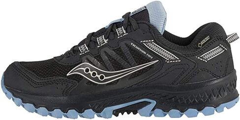 Saucony Women's Versafoam Excursion Tr13 Trail Running Shoe, Black/Light Blue, 8.5 in Saudi Arabia