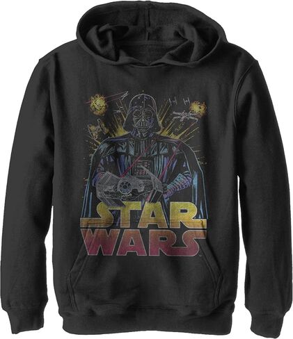STAR WARS Boy's A New Hope Darth Vader Dogfight Pull Over Hoodie in Saudi Arabia