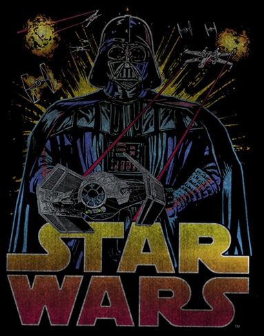 STAR WARS Boy's A New Hope Darth Vader Dogfight Pull Over Hoodie in Saudi Arabia