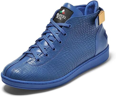 TRAVEL FOX Men's Malibu Nappa Leather Round Toe Lace-Up High-Tops in Saudi Arabia