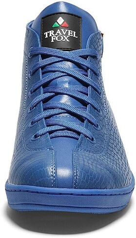 TRAVEL FOX Men's Malibu Nappa Leather Round Toe Lace-Up High-Tops in Saudi Arabia
