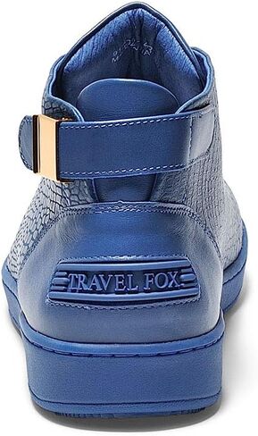 TRAVEL FOX Men's Malibu Nappa Leather Round Toe Lace-Up High-Tops in Saudi Arabia
