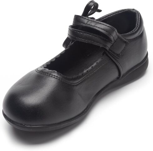 حذاء مسطح من Mesiiloly بفيونكة جانبية لطيفة للفتيات الصغيرات أحذية باليه مريحة وأنيقة للحفلات المدرسية وفتيات الزهور in Kuwait