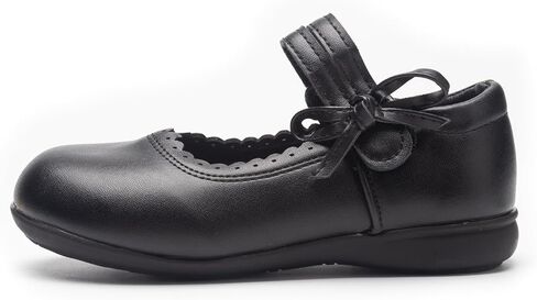 حذاء مسطح من Mesiiloly بفيونكة جانبية لطيفة للفتيات الصغيرات أحذية باليه مريحة وأنيقة للحفلات المدرسية وفتيات الزهور in Kuwait