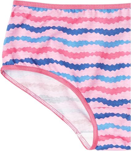 Trimfit Girls Soft Cotton Colorful Hipster Panties (Pack of 10 Kids Underwear) in Saudi Arabia