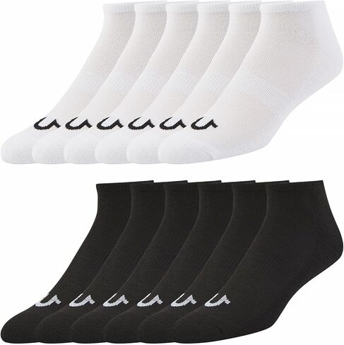 True Religion Mens Socks 6 & 12 Pairs Low Cut No Show Socks for Men Premium Athletic Men's Socks, Shoe Size 8-12, in Kuwait