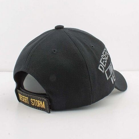 Cultural Exchange Desert Storm Veteran Ribbons Shadow Mens Cap in Kuwait