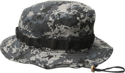 Propper 60/40 Ripstop Boonie Sun Hat for Men, Adjustable Chin Strap, Military Grade, Vent Holes, Cotton / Polyester Ripstop in Saudi Arabia