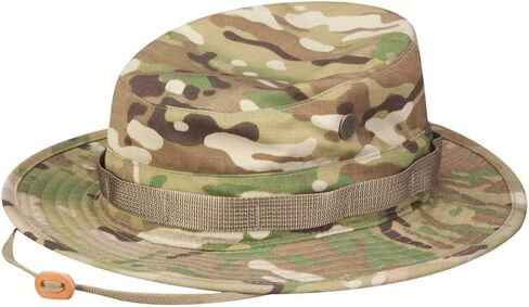 Propper 60/40 Ripstop Boonie Sun Hat for Men, Adjustable Chin Strap, Military Grade, Vent Holes, Cotton / Polyester Ripstop in Saudi Arabia