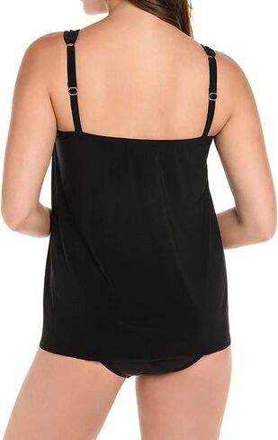 Miraclesuit Women's Swimwear DD-Cup Illusionist Mirage High Neckline Underwire Tankini Bathing Suit Top in Saudi Arabia