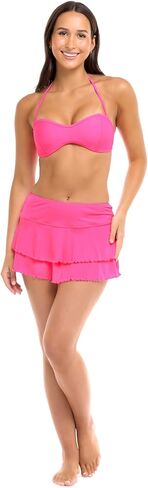 Body Glove Women's Standard Smoothies Tainted Love Solid Retro Bandeau Bikini Top Swimsuit in Saudi Arabia