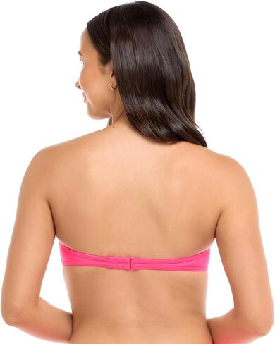 Body Glove Women's Standard Smoothies Tainted Love Solid Retro Bandeau Bikini Top Swimsuit in Saudi Arabia