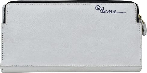 Anna by Anuschka Women's Hand Painted Leather Two Fold Wallet in Saudi Arabia