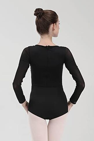 Dance Elite - Pixen - Long Sleeved Leotard for Women with X Slat design. Leotards for Women Dance Fashion in Kuwait
