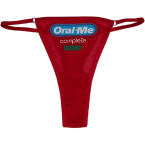 Ebsem ORAL ME Sexy Transparent See Through & Cotton Hipster Bikini Women's Funny Underwear Panties Briefs Lingerie Thong in Kuwait