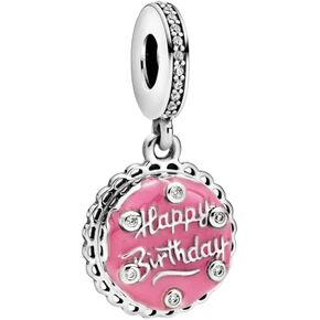 Charm 925 Sterling Silver Pendant,Girl Jewelry Beads Gifts for Women Bracelet&Necklace