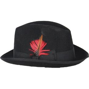 Scala Classico Men's Wool Felt Fedora Hat in Kuwait