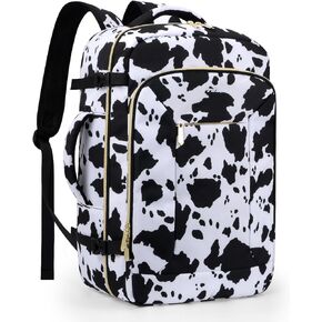 Pritent Travel Backpack for Women/Men,Waterproof Carry On Backpack with Laptop Compartment,Travel Essentials Personal Item Backpack for Traveling,Business Hiking,Casual,Gym(Black)