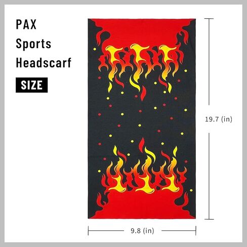 وشاح رأس رياضي من PAX COOLMAX، عصابة رأس للرقبة، وشاح بالاكلافا السحري. حماية من أشعة الشمس فوق البنفسجية، مسامية، مرنة in Kuwait