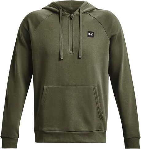 سترة بغطاء رأس Rival Fleece للرجال من Under Armour بسحاب 1/2 in Kuwait
