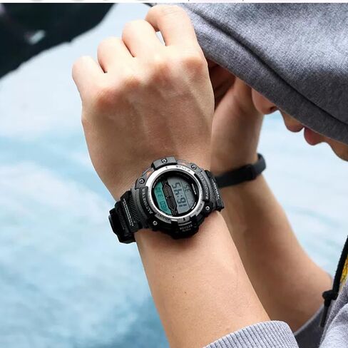 Resin Replacement Band Compatible with Casio SGW-100 SGW100 SGW200 Men's Waterproof Strap Bracelet Watch Accessories in Saudi Arabia