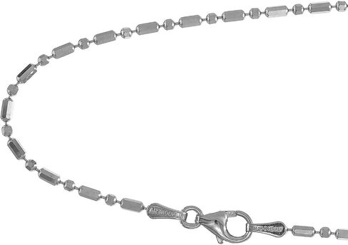 JewelStop 14k الذهب الأصفر أو الأبيض 1.5 ملم شريط حبة الكرة سلسلة قلادة 16 "18" 20" مشبك مخلب جراد البحر in Kuwait