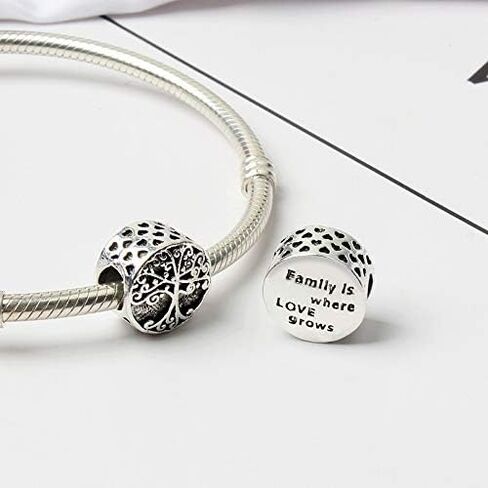 Charm 925 Sterling Silver Pendant,Girl Jewelry Beads Gifts for Women Bracelet&Necklace in Saudi Arabia