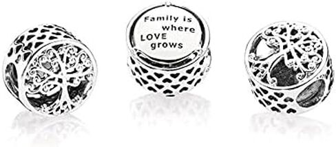 Charm 925 Sterling Silver Pendant,Girl Jewelry Beads Gifts for Women Bracelet&Necklace in Saudi Arabia