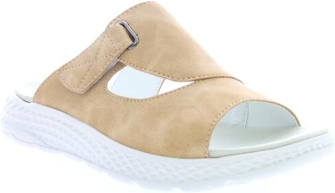 Propet Womens Travelactiv Sedona Slide Casual Sandals Casual - Orange in Saudi Arabia