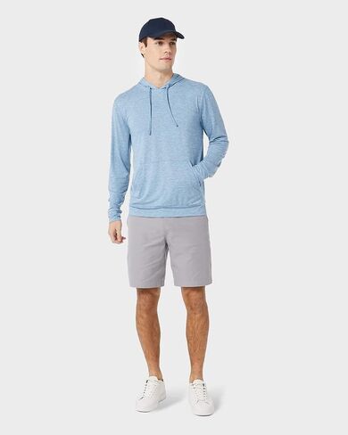 32 DEGREEES Men's Cool Classic Long Sleeve Hooded T-Shirt | Anti-Odor | 4-Way Stretch | Moisture Wicking in Saudi Arabia