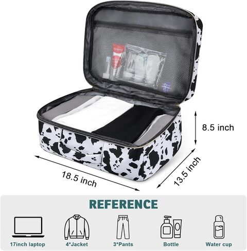 حقيبة ظهر للسفر للنساء/الرجال، مقاومة للماء مع حجرة للكمبيوتر المحمول، حقيبة ظهر شخصية لأساسيات السفر للسفر، والمشي لمسافات طويلة للعمل، وغير رسمية، وصالة الألعاب الرياضية (أسود) in Kuwait