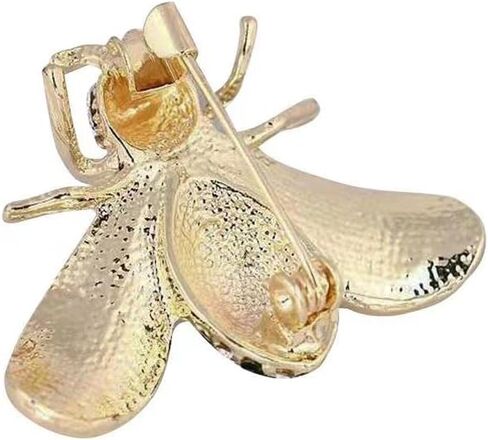 16 قطعة من دبابيس الزينة على شكل نحل العسل من جولدن فراولد، دبابيس كريستال بتصميم نحلة على شكل حشرة للنساء، معدن وخليط معدني in Kuwait