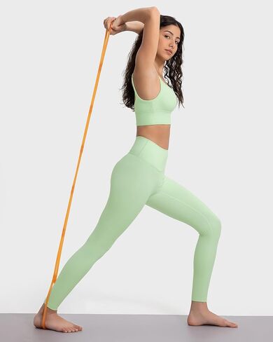 حمالة صدر رياضية للسيدات من QUEENIEKE Buttersoft ذات دعم خفيف على شكل قلب A/B، حمالة صدر لليوجا in Kuwait