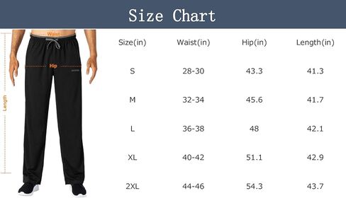 FEDTOSING بنطال رياضي للرجال خفيف الوزن شبكي مفتوح من الأسفل فضفاض مناسب للتمرين مع جيوب in Kuwait