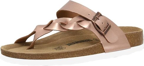 CUSHIONAIRE Women's Libby Cork footbed Sandal with +Comfort and Wide Widths Available, in Saudi Arabia