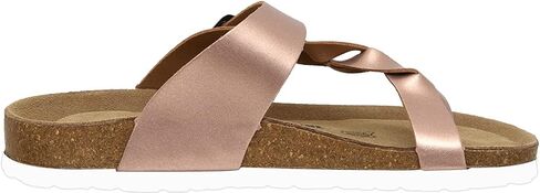 CUSHIONAIRE Women's Libby Cork footbed Sandal with +Comfort and Wide Widths Available, in Saudi Arabia