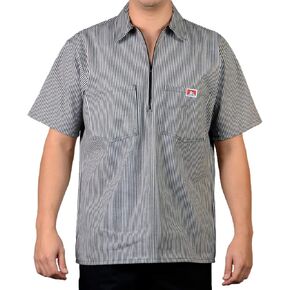 Ben Davis Men's Half Zipper Shirt