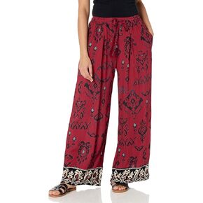 Angie Women's Tie Waist Palazzo Pants with Pockets in Kuwait